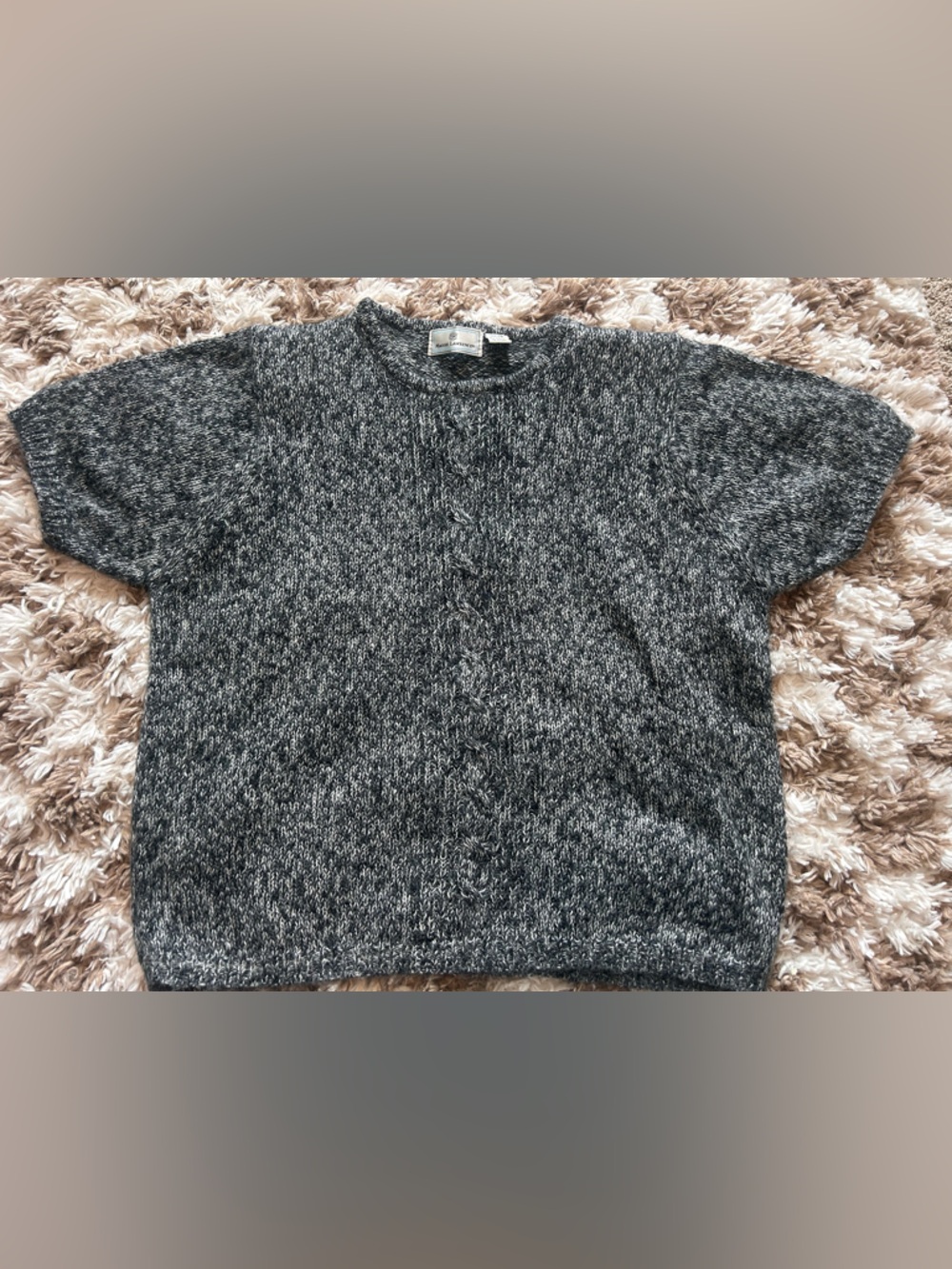 Women’s Vintage Maggie Lawrence Short Sleeve Mohair Sweater Size 22/24
